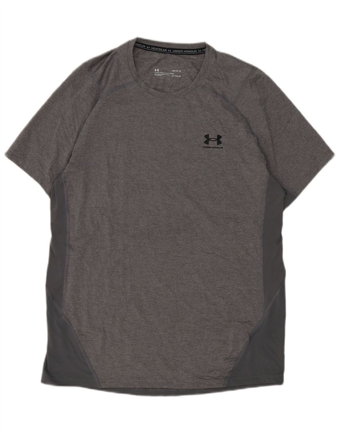 Мужская футболка Under Armour Heat Gear, большой серый полиэстер