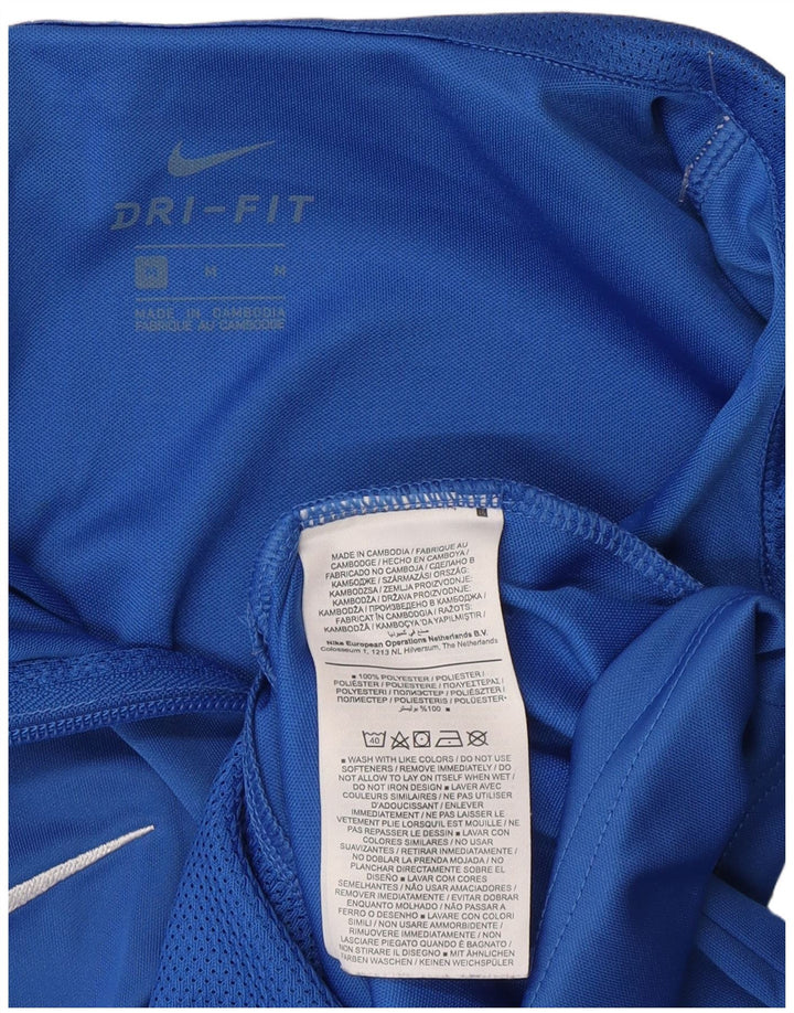 Женская спортивная куртка с графическим рисунком Nike, средний синий полиэстер, спортивная
