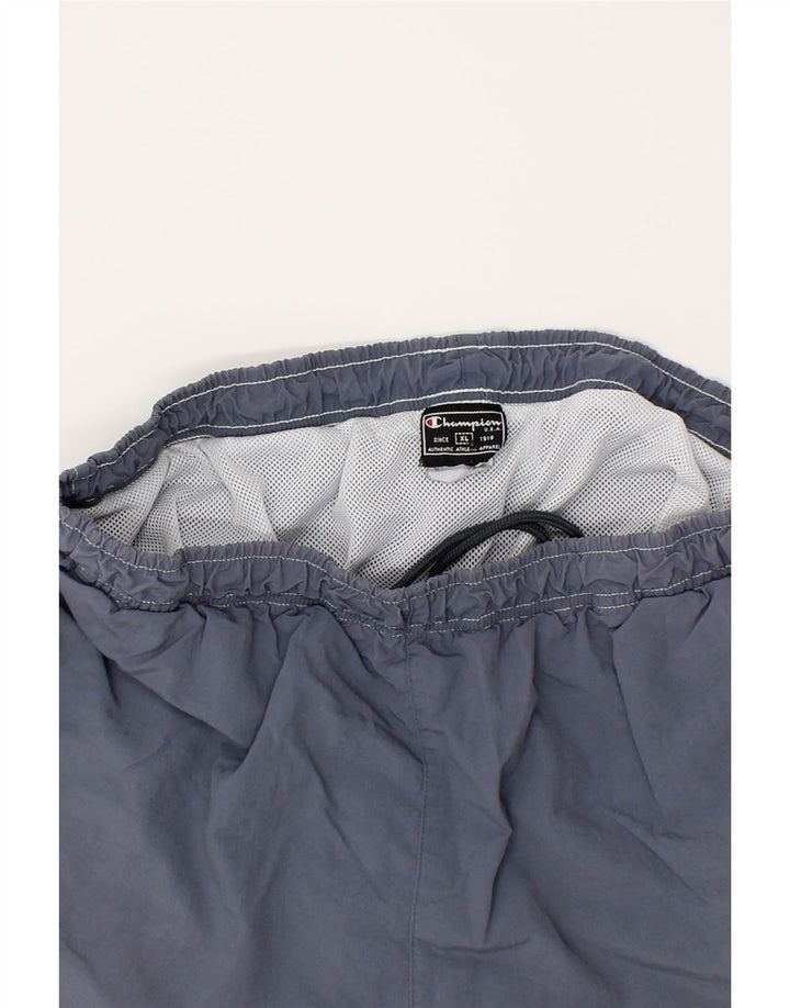 CHAMPION Mens Sport Shorts XL Blue Polyester Vintage Champion and Second-Hand Champion from Messina Hembry 