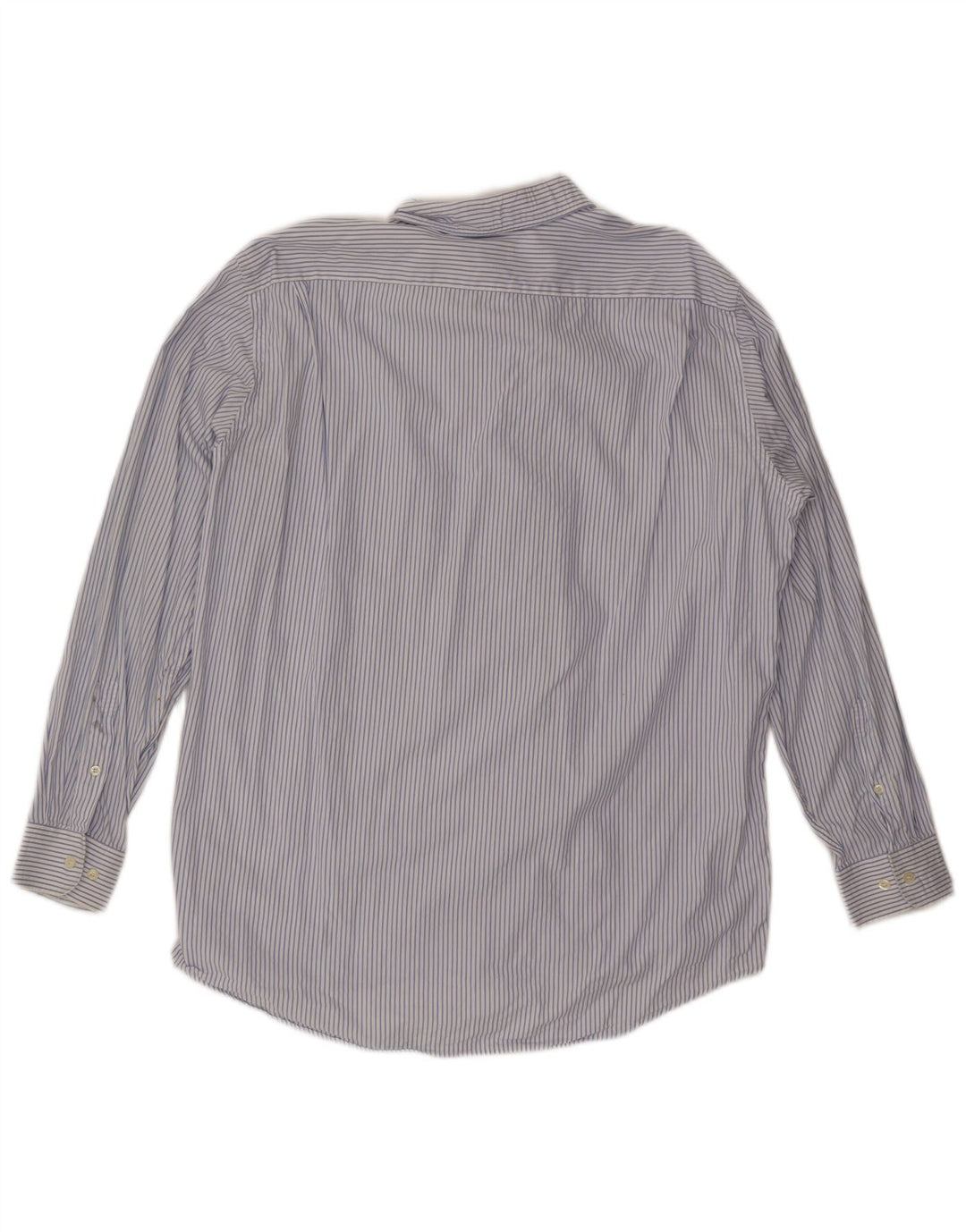 Мужская рубашка LACOSTE, размер 42, большая синяя хлопковая полоска