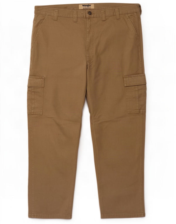 Мужские прямые брюки-карго Wrangler W44 L30, хаки, хлопок