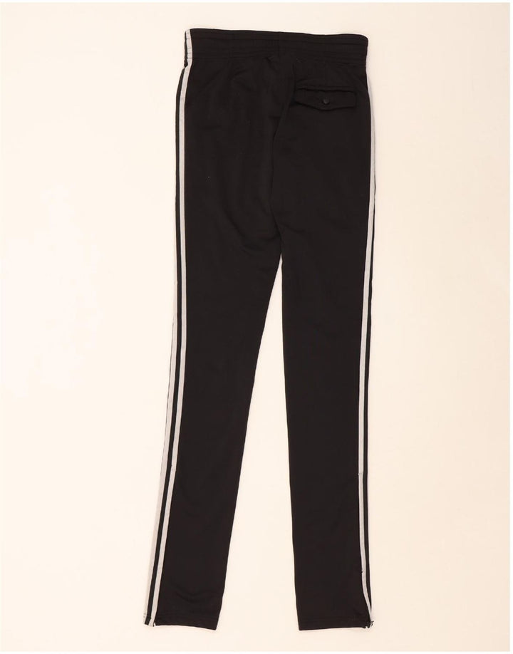 ADIDAS Womens Tracksuit Trousers IT 42 Medium Black Polyester