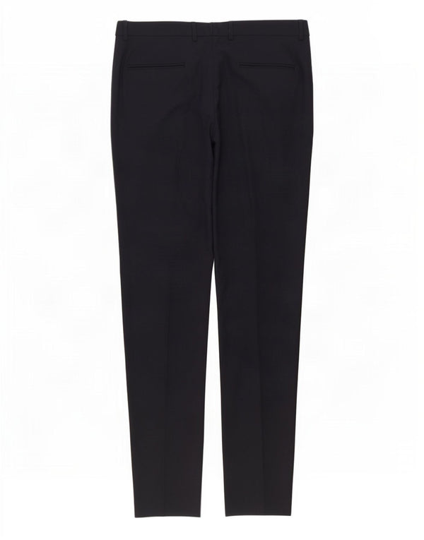 Женские брюки чинос узкого кроя Zara EU 44, большие W34 L32, черные, вискоза