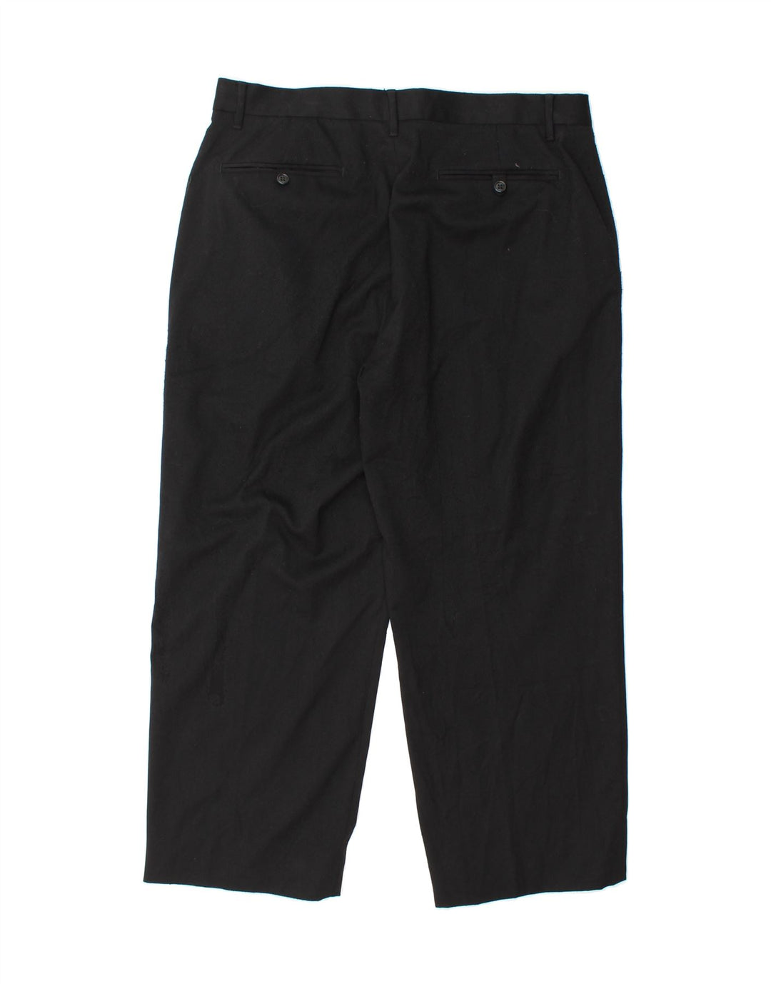 MICHAEL KORS Mens Straight Chino Trousers W34 L27 Black Polyester Vintage Michael Kors and Second-Hand Michael Kors from Messina Hembry 