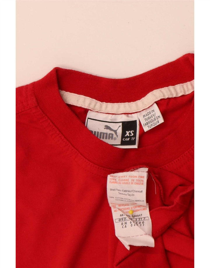 Мужская футболка с рисунком Puma Top XS, красный хлопок
