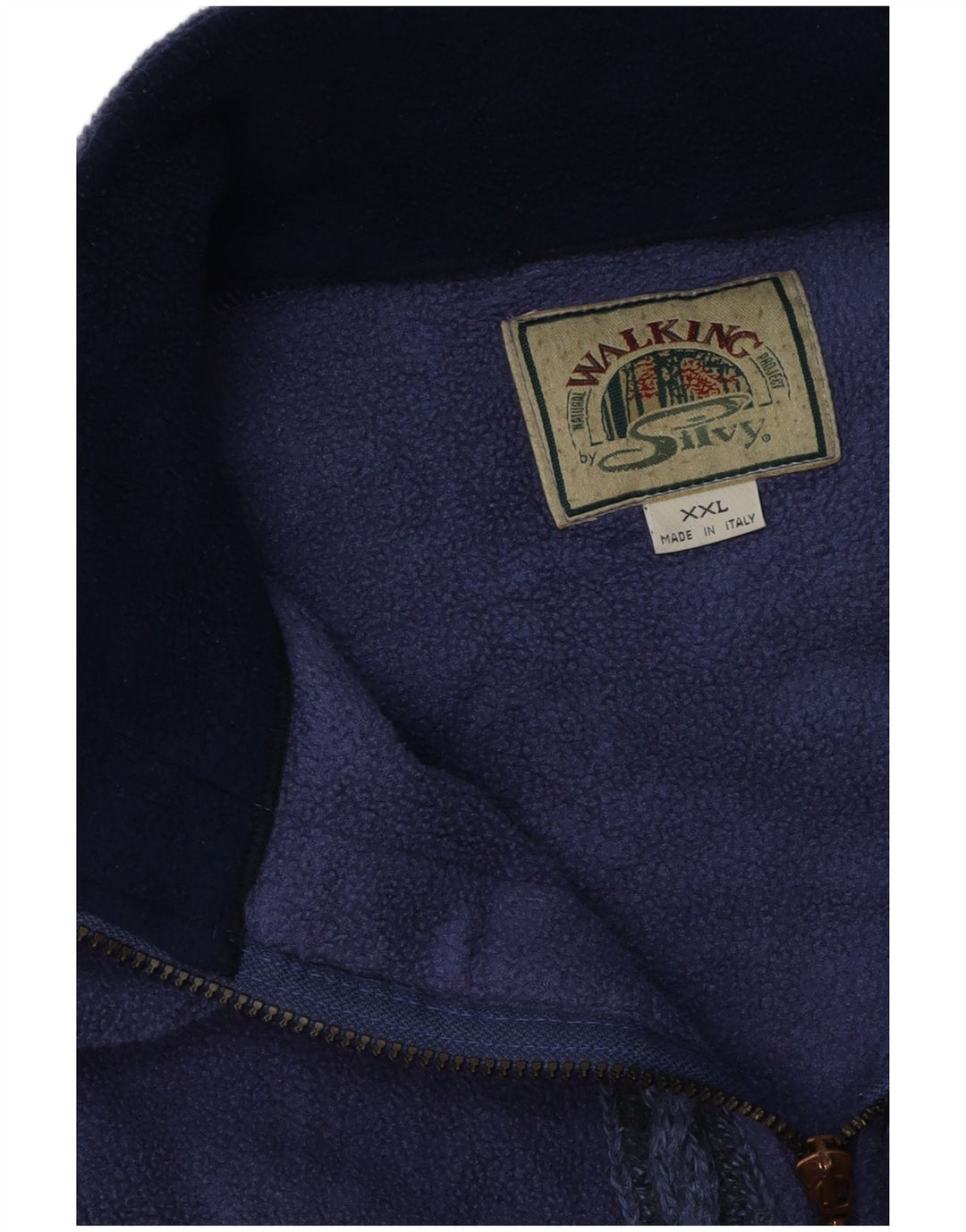 Мужская флисовая куртка Silvy UK 44 2XL Фиолетовый
