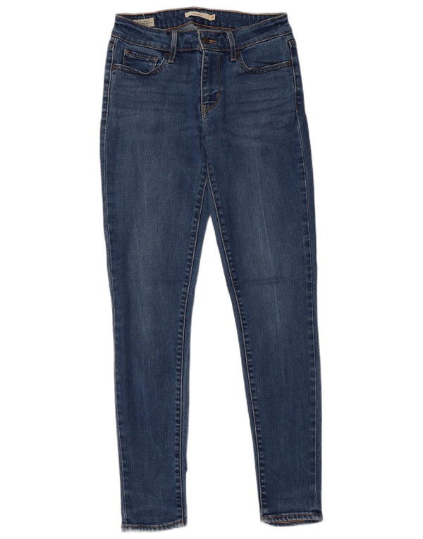 Женские джинсы скинни Levi's 711 W26 L30 синие из лиоцелла