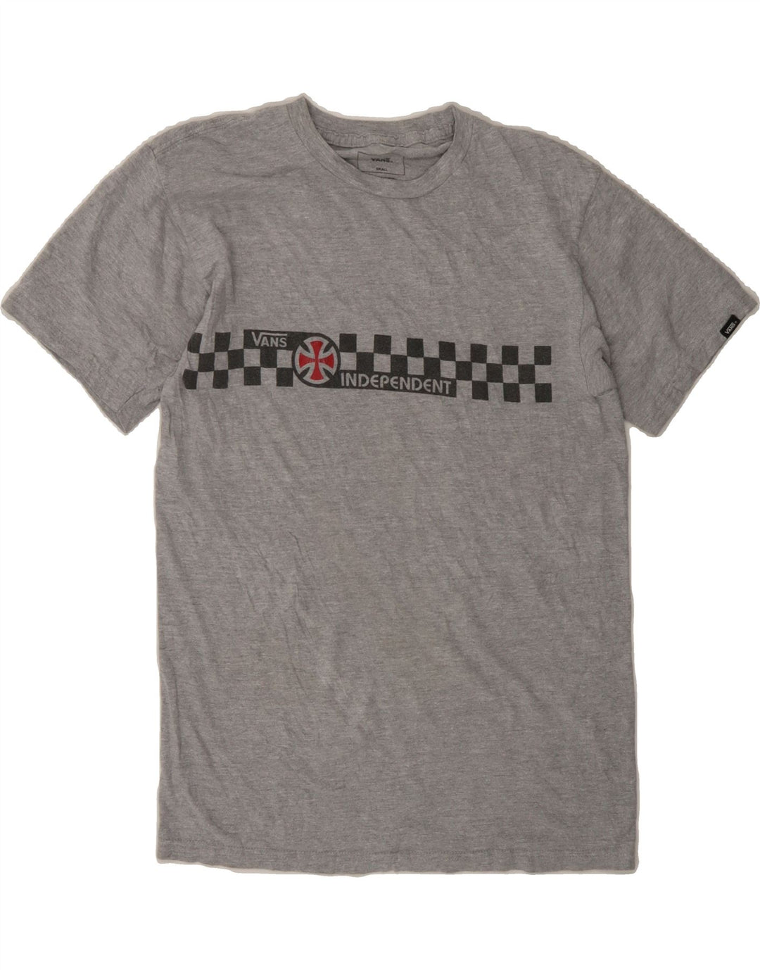 VANS Mens Classic Fit Graphic T-Shirt Top Small Grey Cotton Vintage Vans and Second-Hand Vans from Messina Hembry 