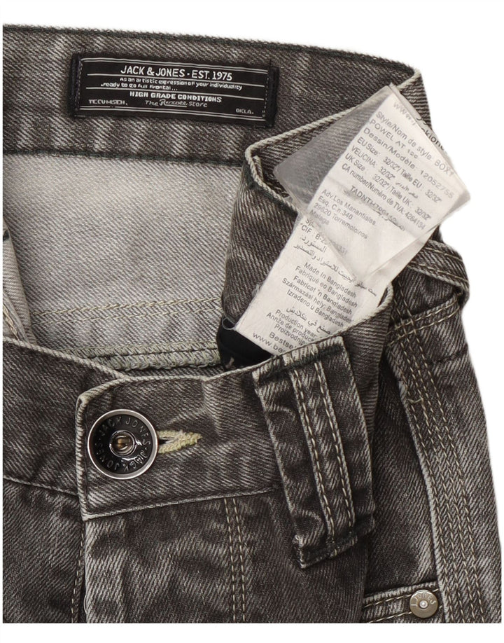 Джинсы мужские прямые Jack & Jones W32 L32 серые
