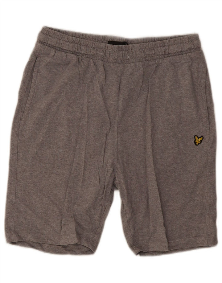 Спортивные шорты Lyle & Scott для мальчиков 14-15 лет, серые, хлопковые