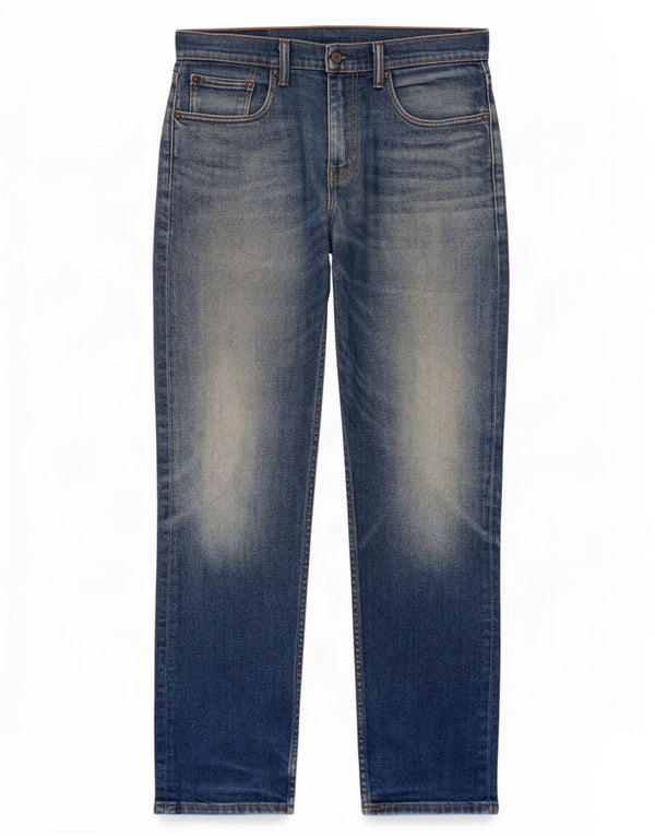 Мужские зауженные джинсы Levi's 502 W31 L32, черный хлопок