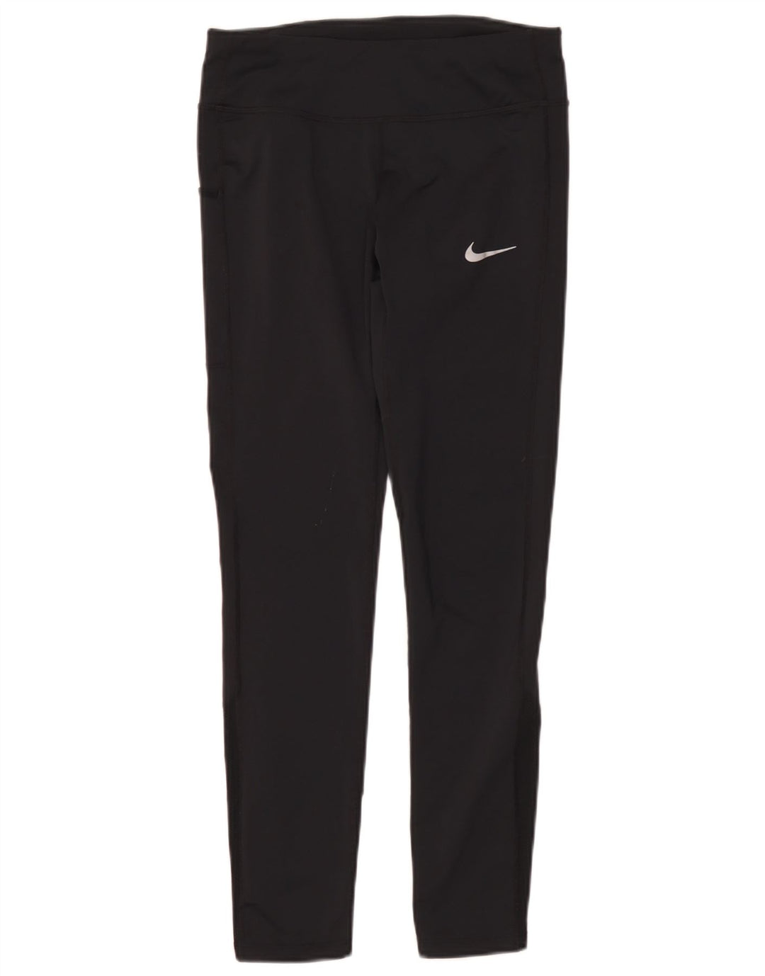 Женские леггинсы Nike Dri Fit UK 10, маленькие черные полиэстер