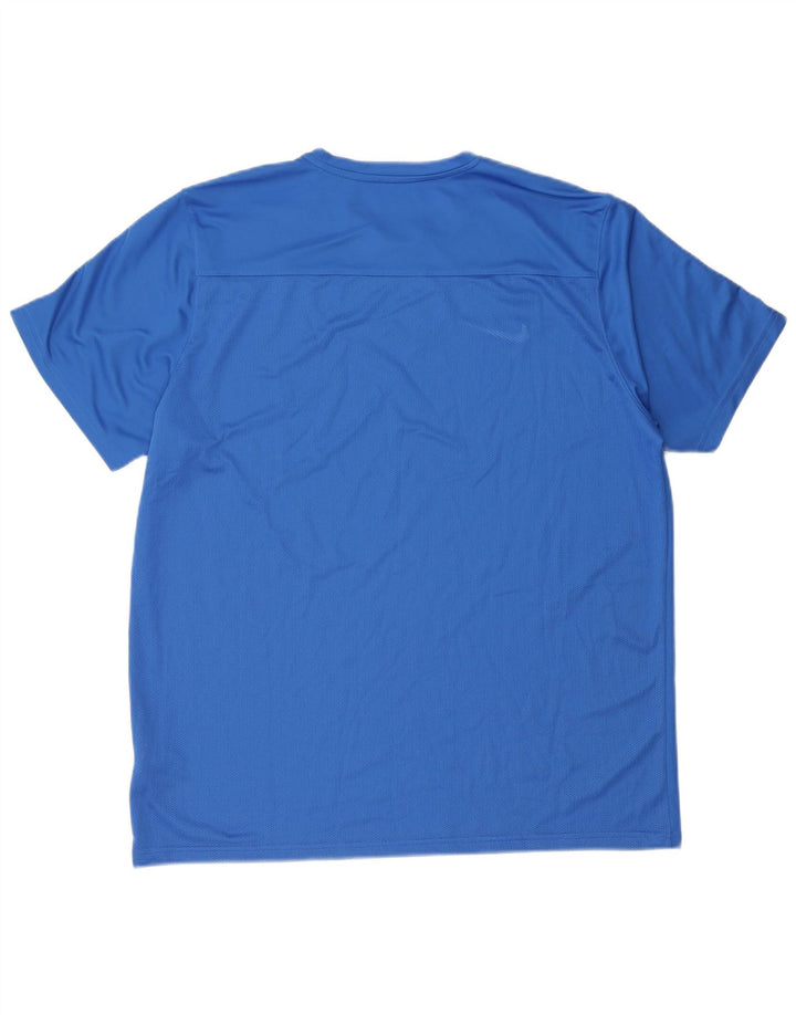 Мужская футболка Nike Dri Fit 2XL, синий полиэстер