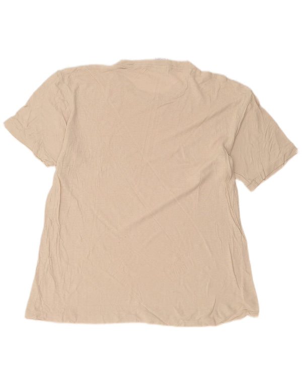 Мужская футболка Zara Top Medium Бежевый лен