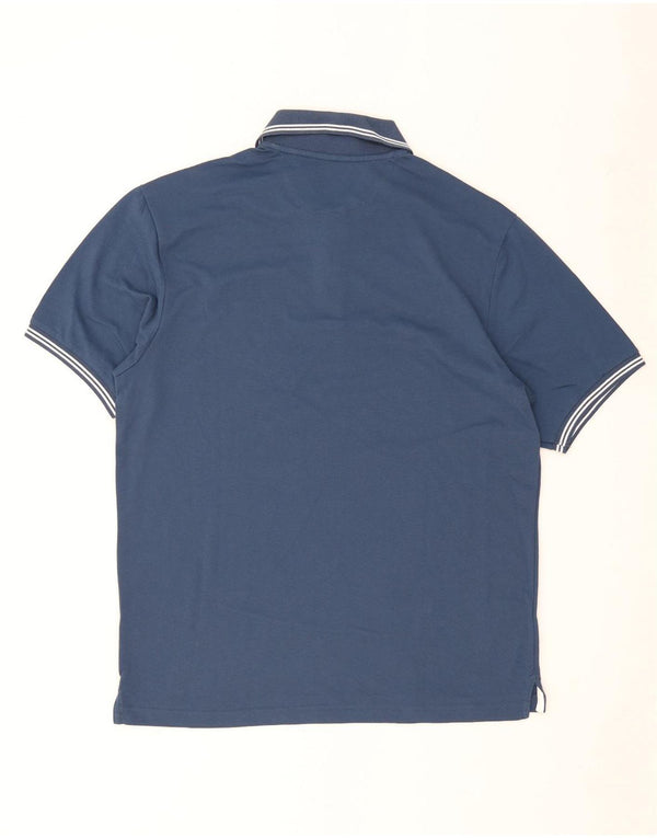 Мужская рубашка поло Champion Easy Fit 2XL, темно-синяя полоска, хлопок