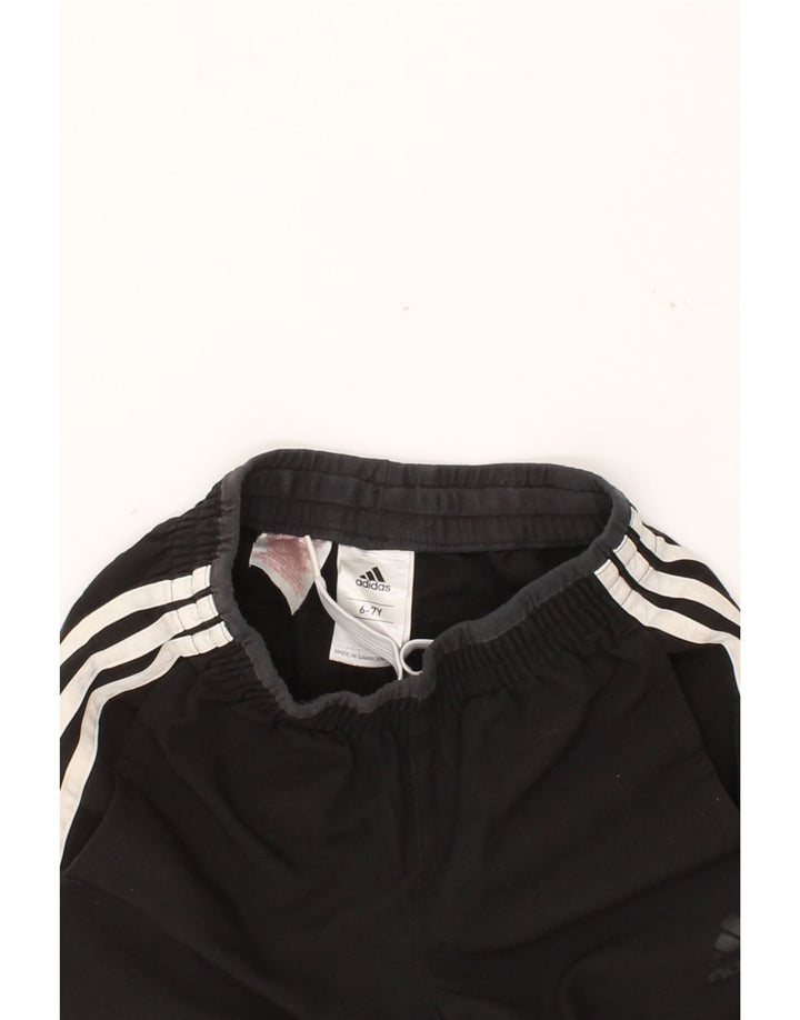 ADIDAS Girls Sport Shorts 6-7 Years  Black Polyester Vintage Adidas and Second-Hand Adidas from Messina Hembry 