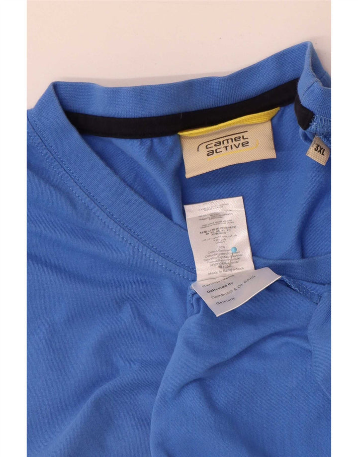 Мужская футболка Camel Active 3XL, синяя, хлопок