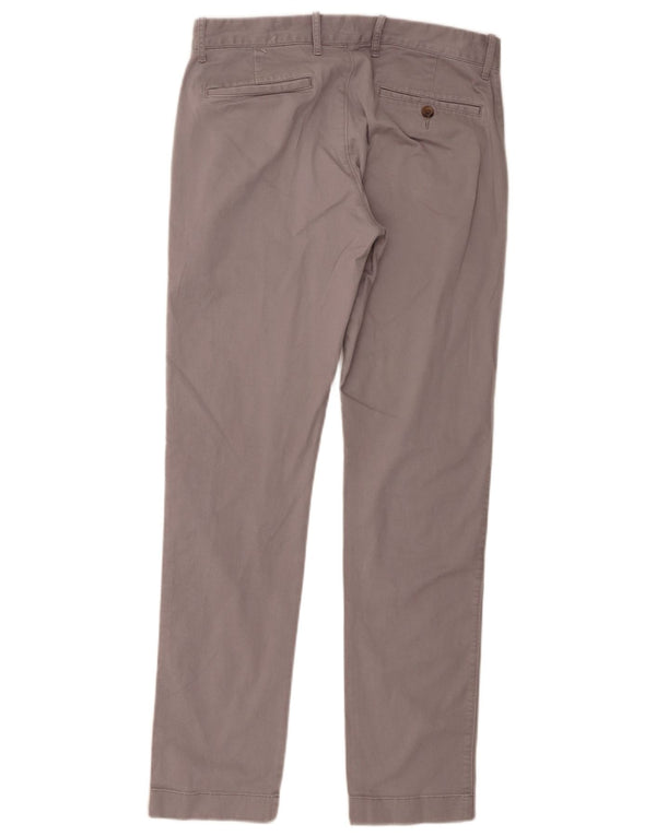 Мужские узкие брюки-чиносы J. Crew W30 L32, серые, хлопковые