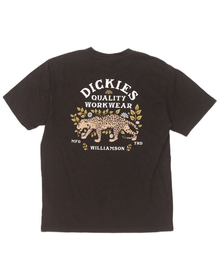 Мужская футболка с рисунком Dickies, маленький черный хлопковый топ