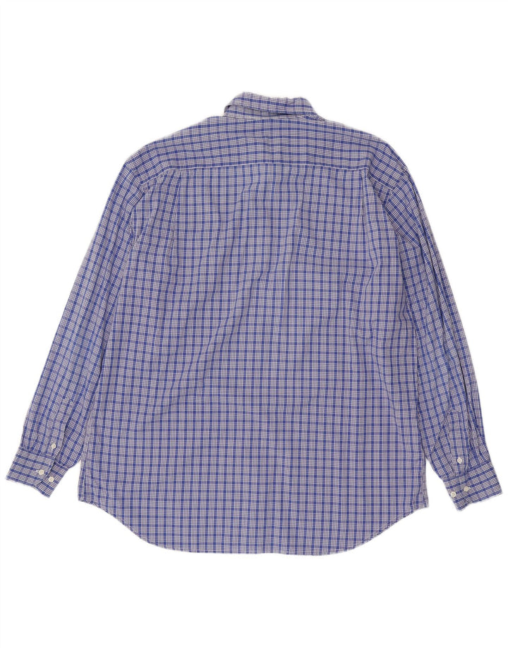 Рубашка мужская Cerruti 1881 XL синяя в клетку