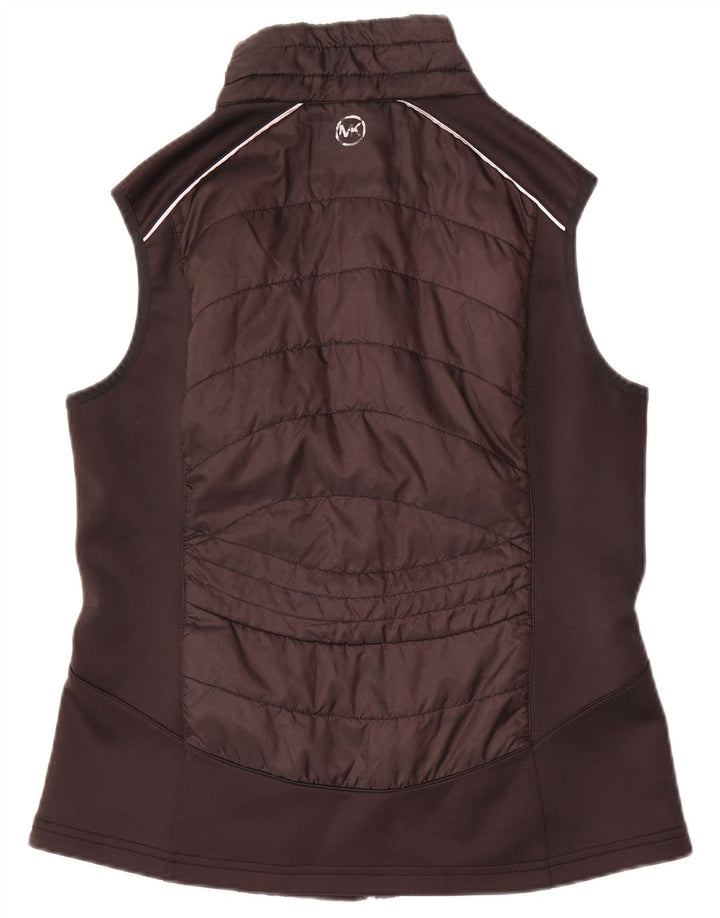 Женский спортивный костюм без рукавов Michael Kors, верхняя куртка UK 14, средний черный