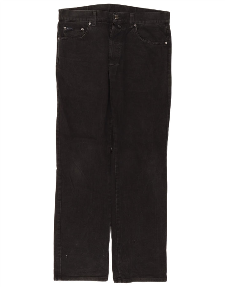 Мужские прямые джинсы Gant W34 L32, серый хлопок