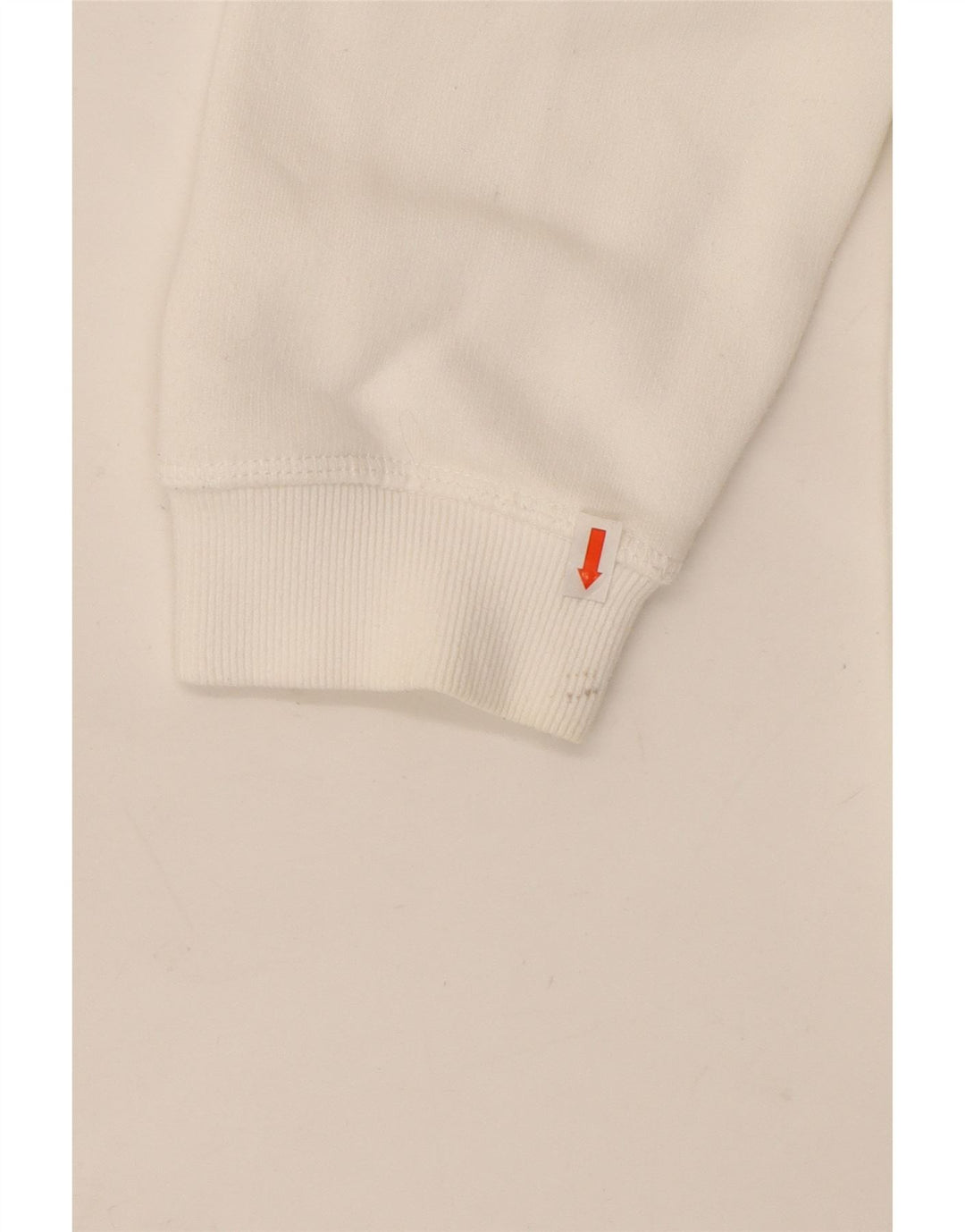 JACK WILLS Женский свободный джемпер с капюшоном с рисунком UK 16, большой белый хлопок