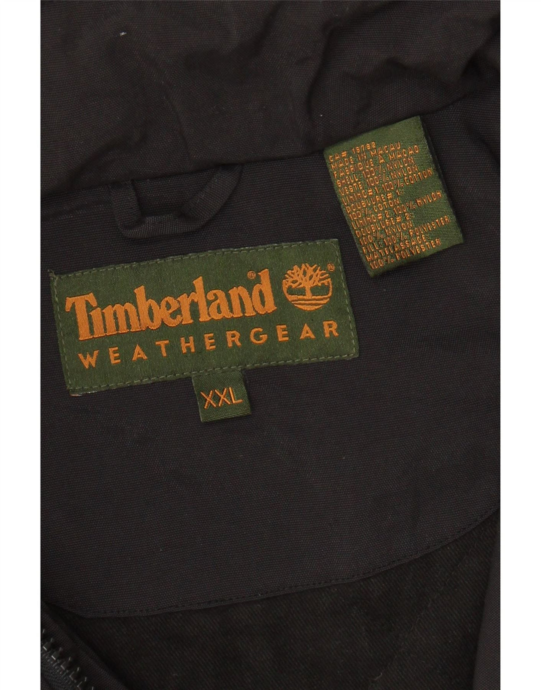 Мужская куртка TIMBERLAND Weathergear UK 44 2XL, черный нейлон