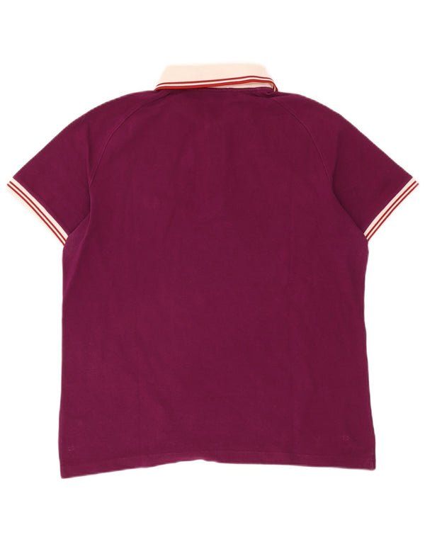 Мужская рубашка-поло для регби Fred Perry Special Edition, большая темно-бордовая полоска