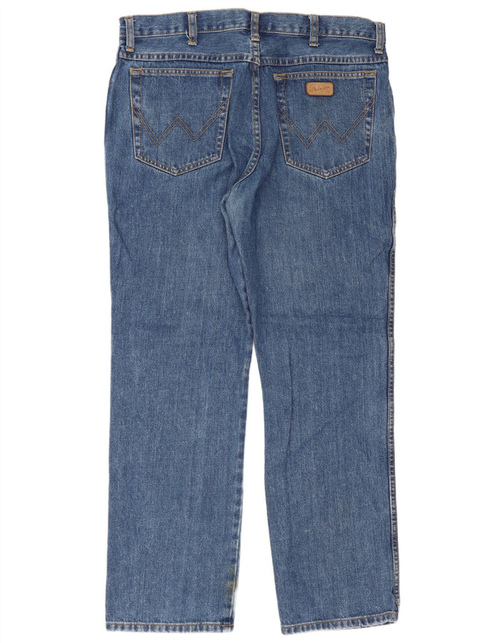 Мужские прямые джинсы Wrangler Texas Regular W36 L30, синий хлопок