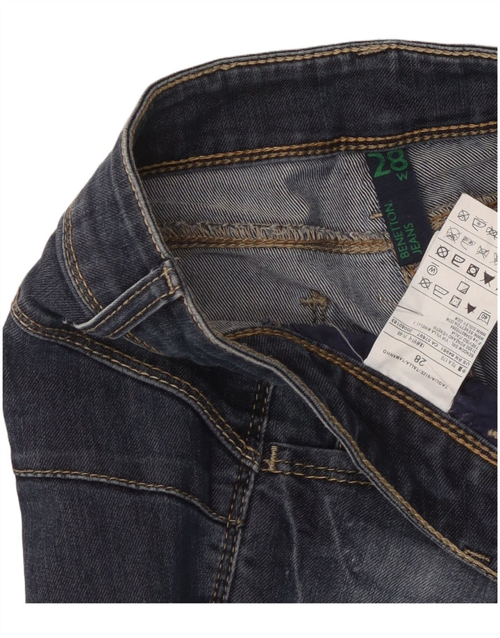 Джинсы женские Benetton Bootcut W28 L30 синие