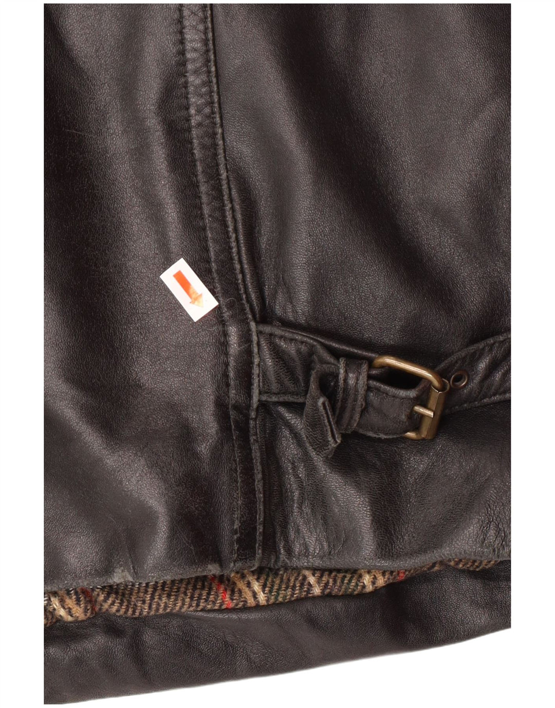 Мужская кожаная куртка VINTAGE IT 54 2XL черная кожа