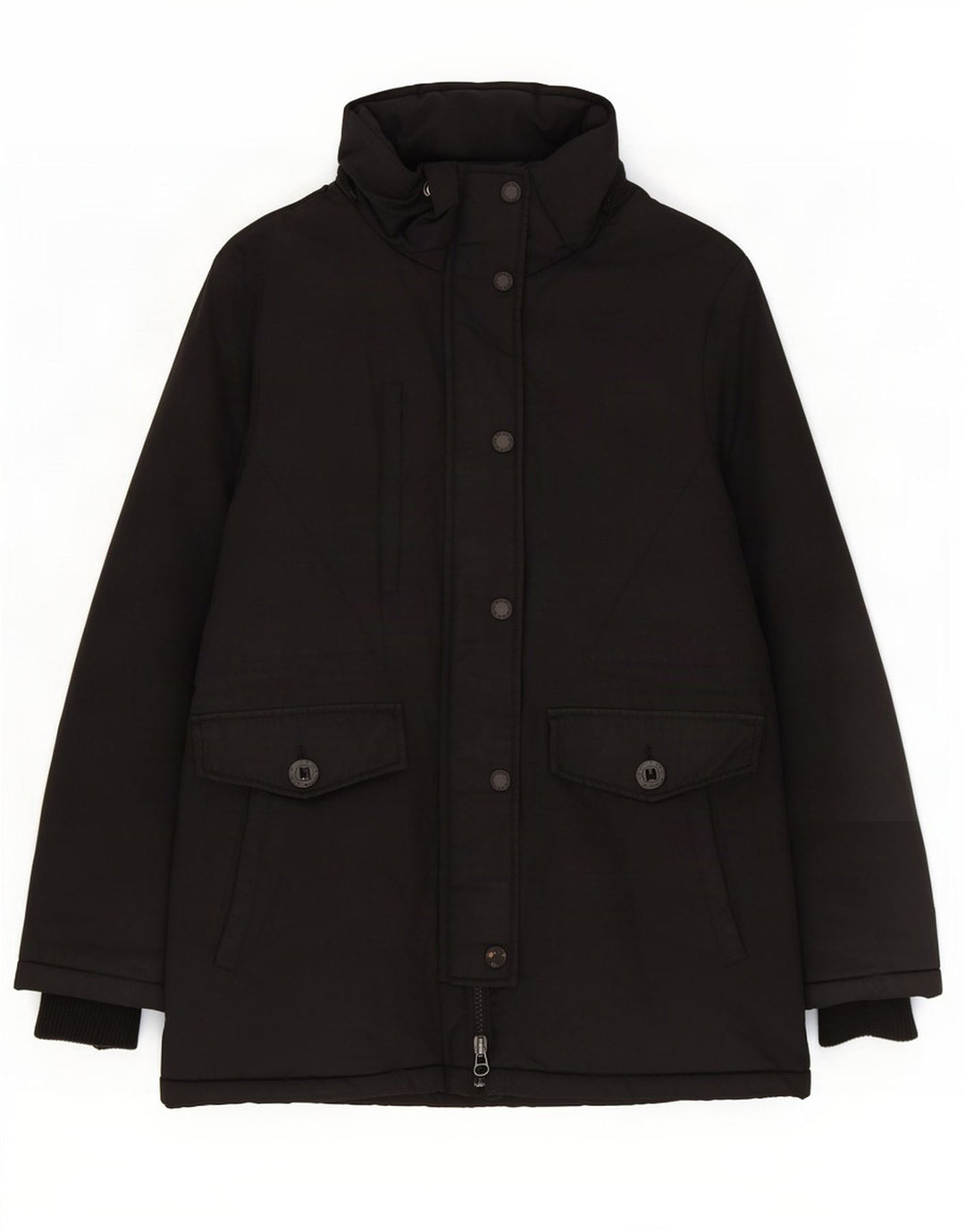 Женская парка Superdry UK 14, большая, черная, полиэстер