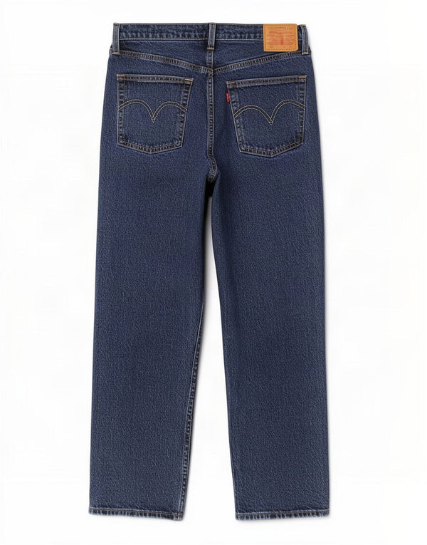 Женские прямые джинсы Levi's 501 с высокой посадкой W30 L26, синие, хлопок