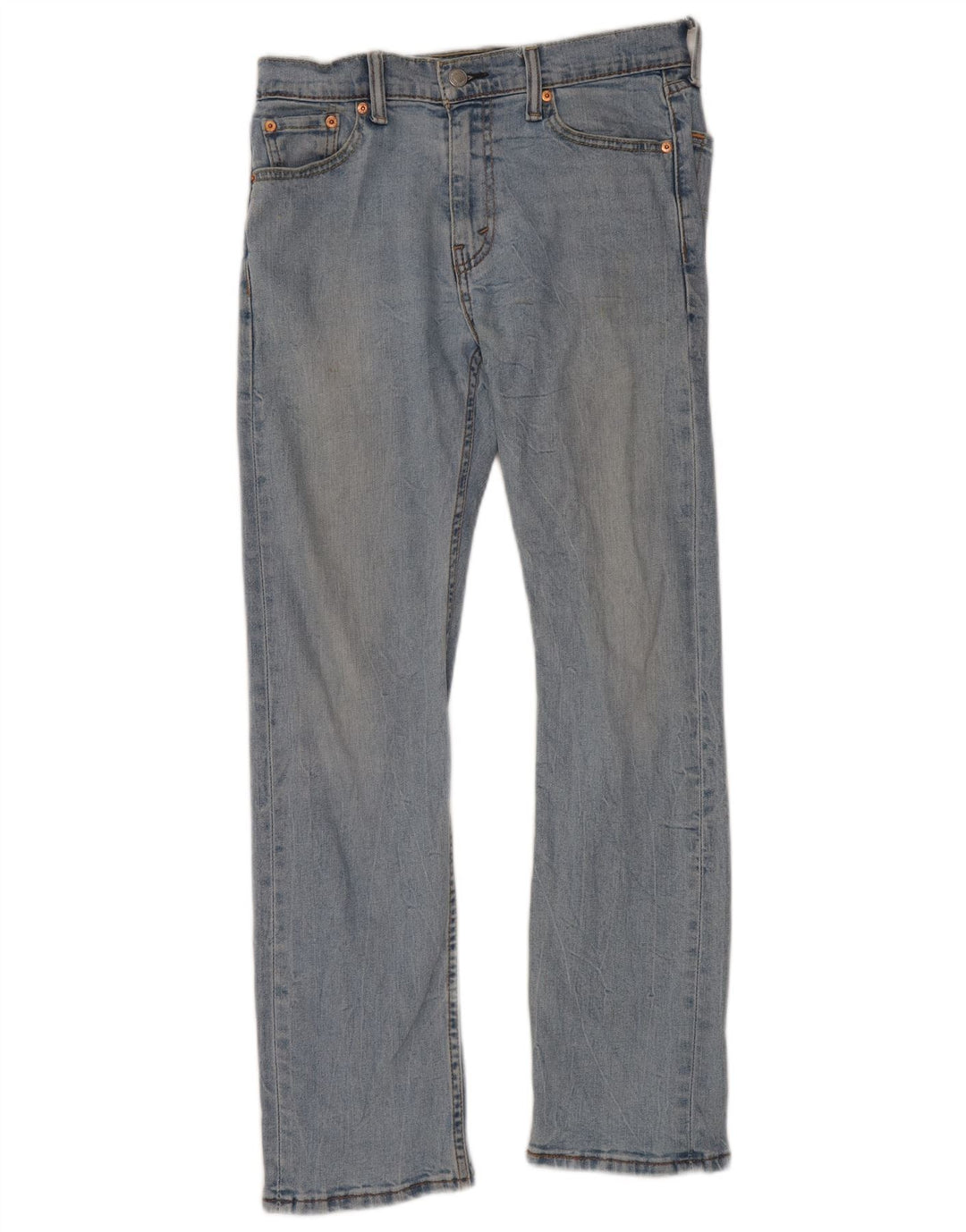 Мужские узкие прямые джинсы Levi's 513 W30 L30 синие, хлопок