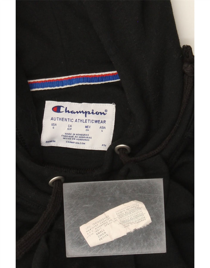 Женский джемпер с капюшоном CHAMPION, маленький черный, полиэстер