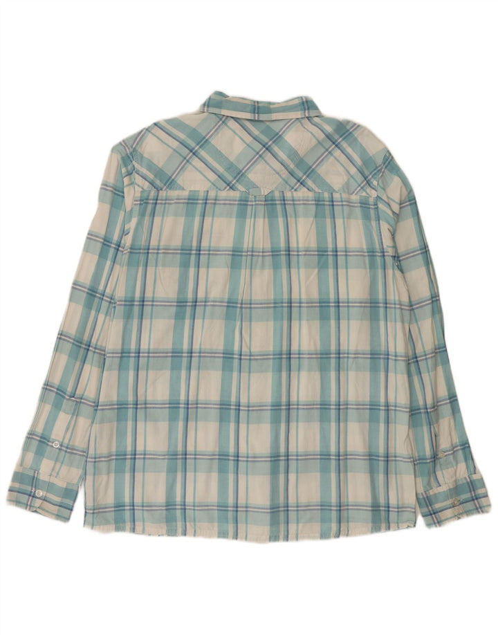 Мужская рубашка Weird Fish XL, синяя клетка, хлопок