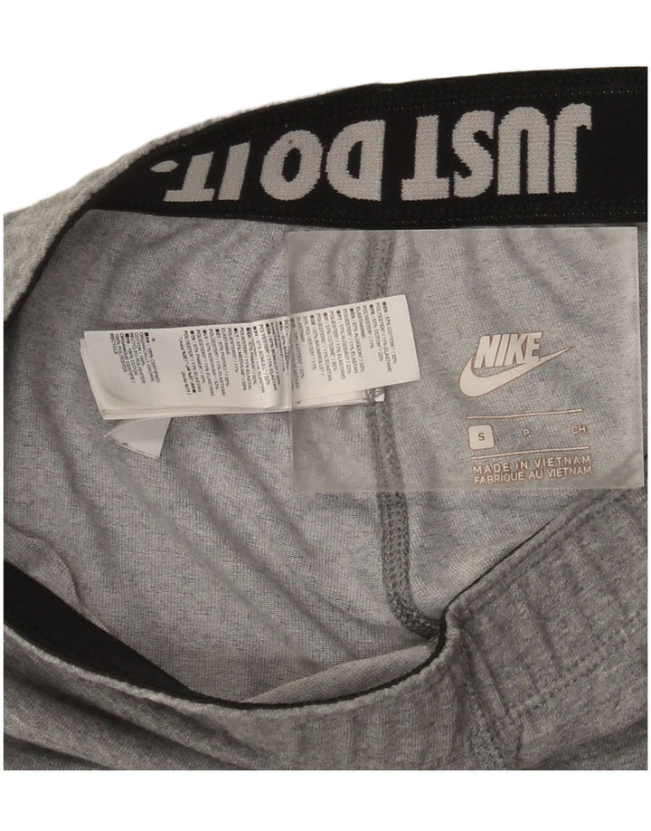 Женские леггинсы с рисунком Nike UK 8, маленькие серые хлопковые крапинки