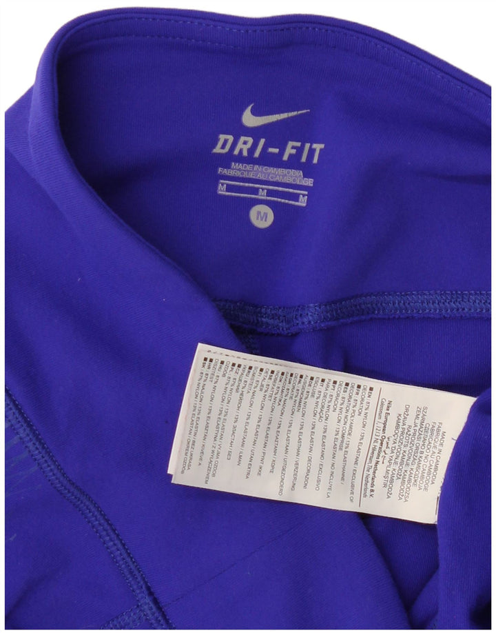 Женские леггинсы NIKE Dri Fit UK 14, средний фиолетовый, нейлон