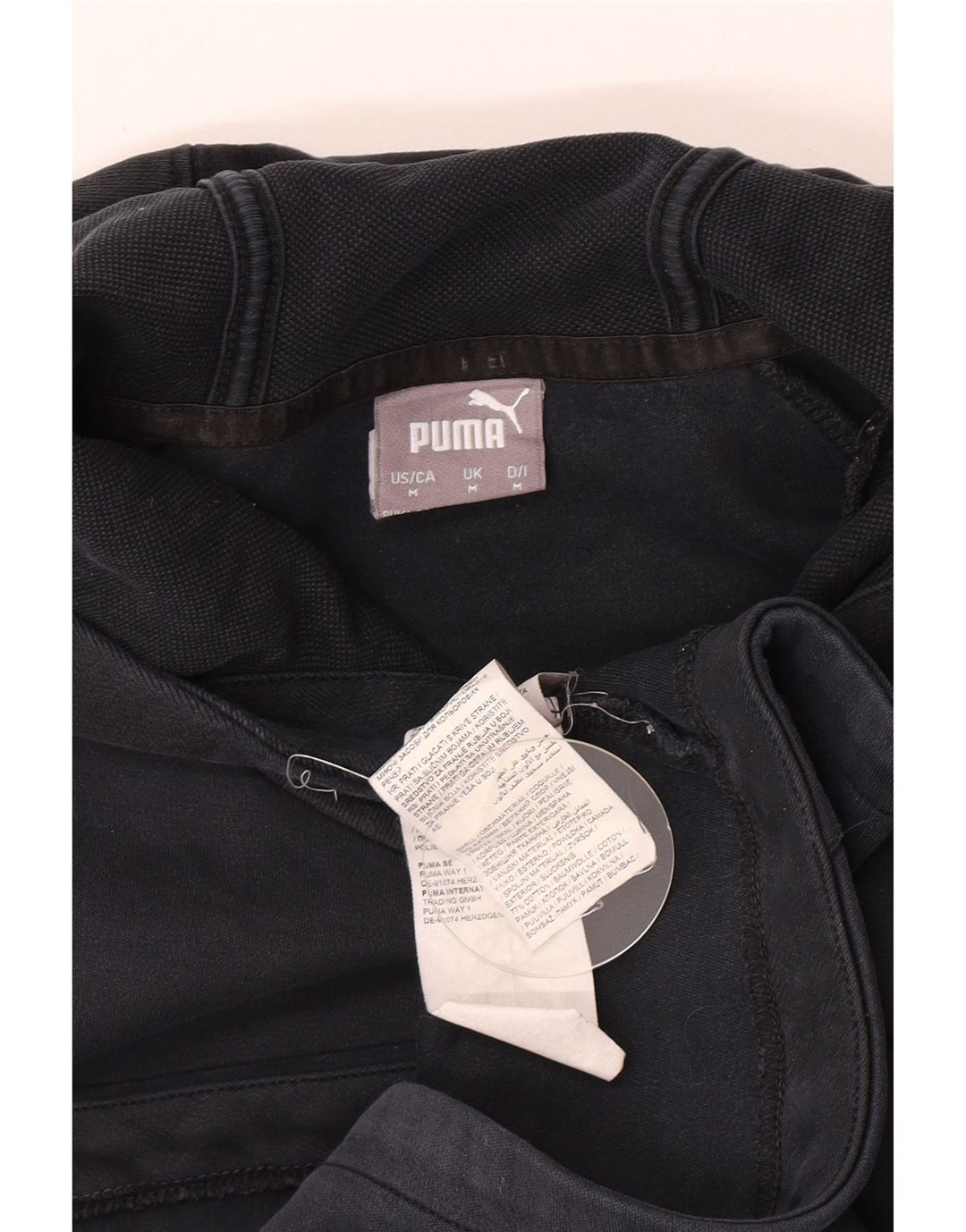 Мужской джемпер с капюшоном Puma, средний темно-синий, хлопок