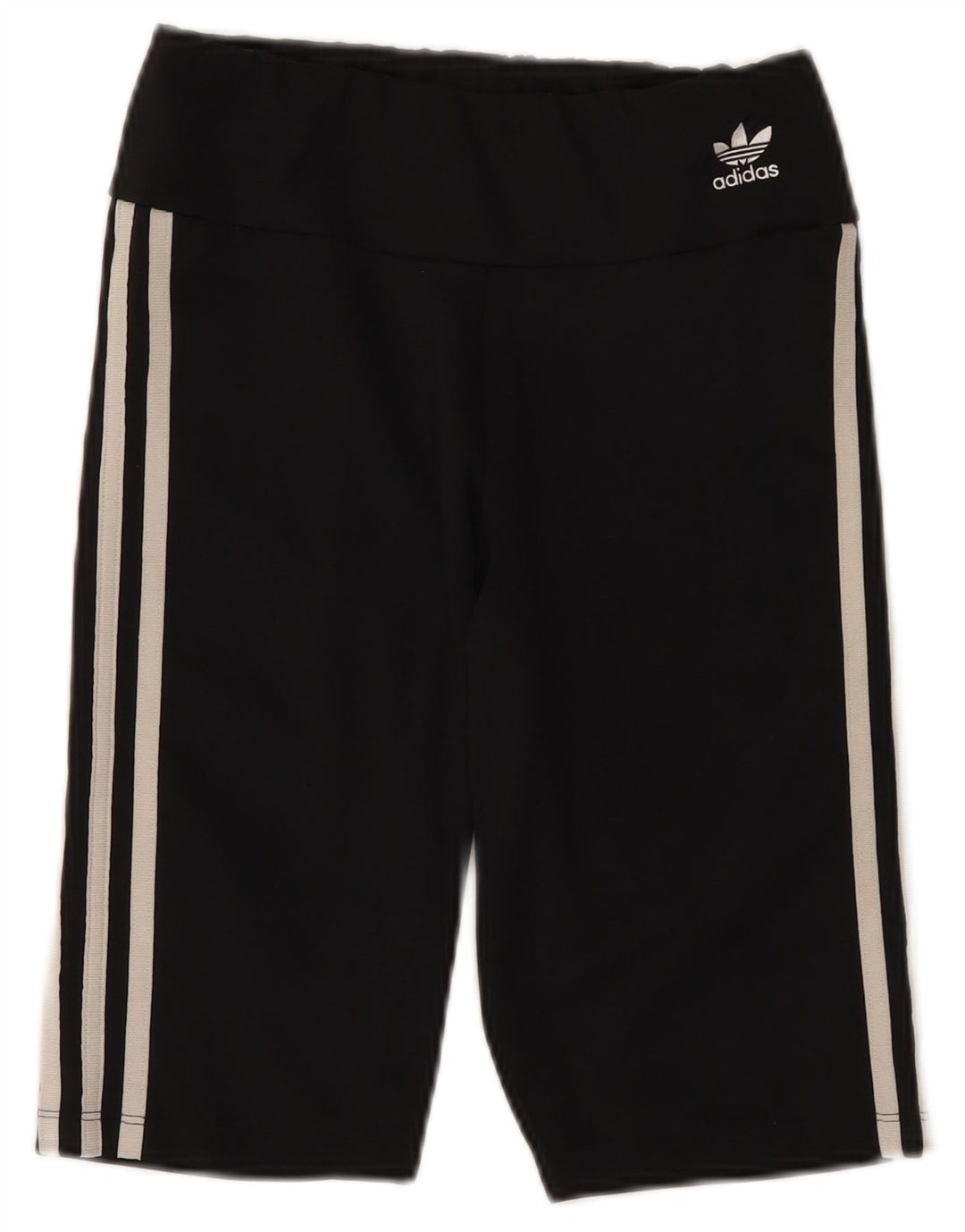 Женские спортивные шорты Adidas UK 10, маленькие черные из полиэстера