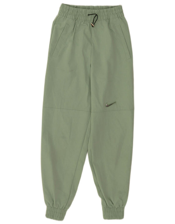 Женские спортивные брюки Nike Joggers UK 6 XS, зеленый полиэстер, спортивные