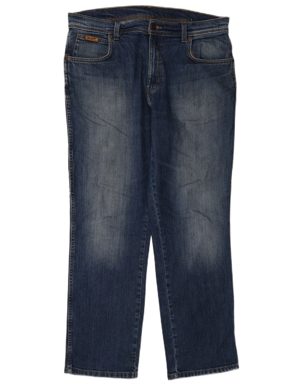 Джинсы мужские прямые Wrangler W32 L30 синие