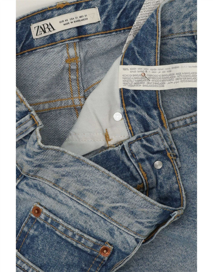 Мужские укороченные джинсы Zara Medium W31 L25, синие, хлопок