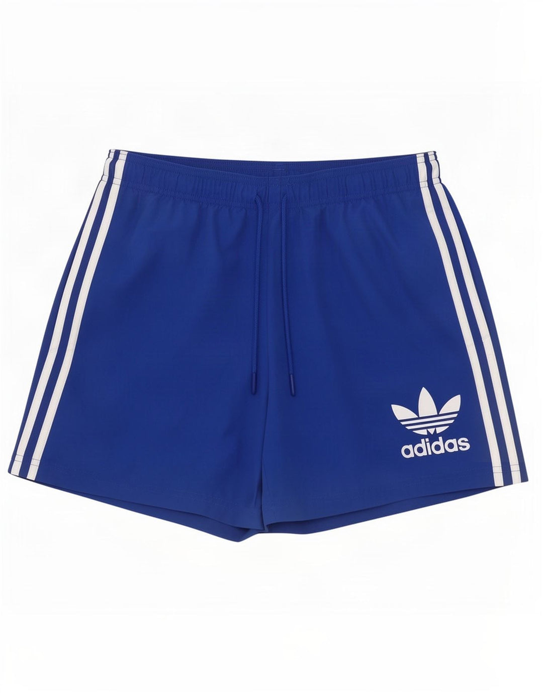 Мужские спортивные шорты Adidas среднего синего цвета из полиэстера