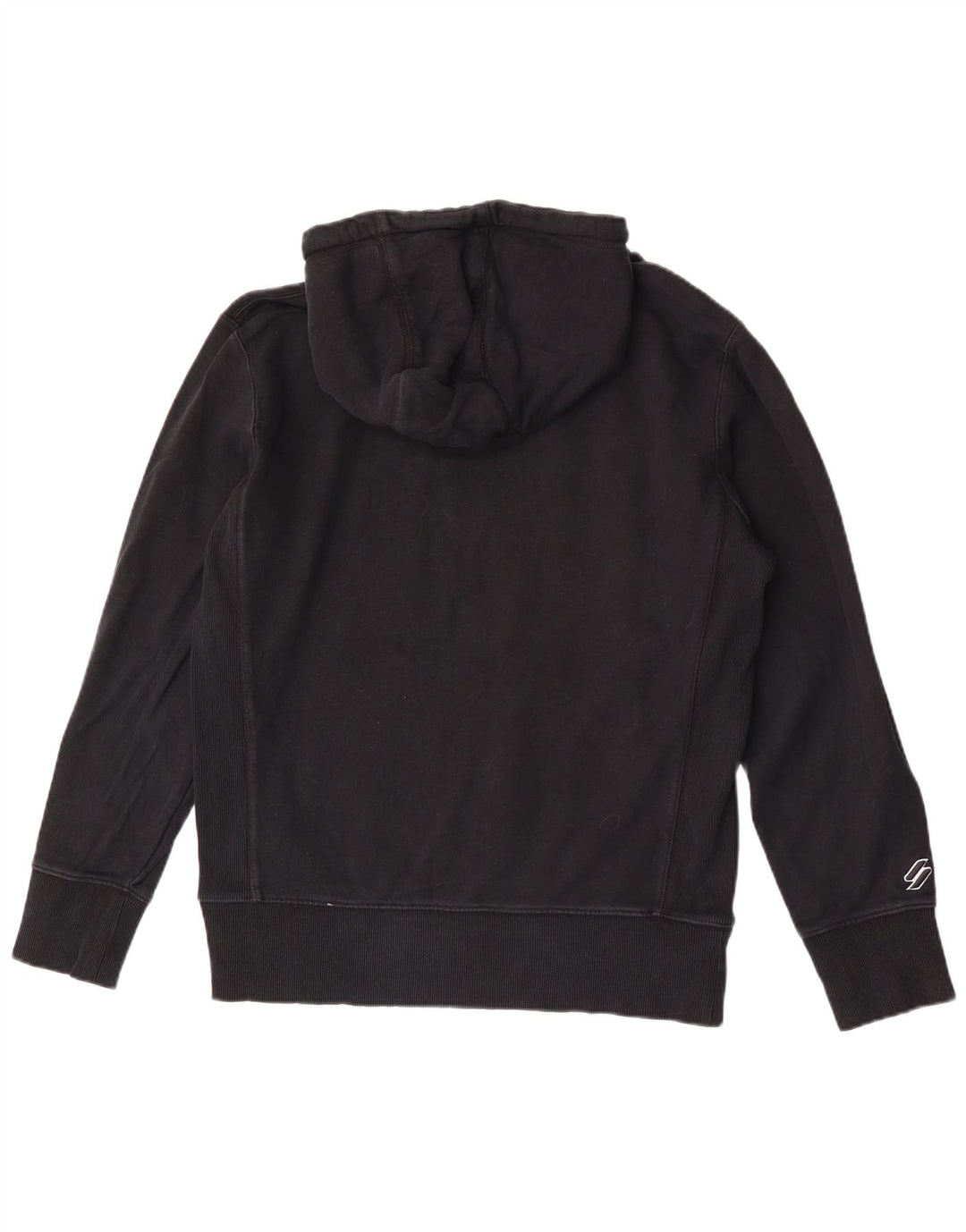 Мужской джемпер с капюшоном Superdry, средний черный, хлопок