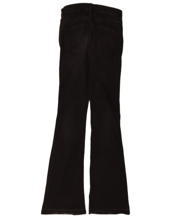 Женские расклешенные джинсы Zara EU 34 2XS W24 L35, черный хлопок