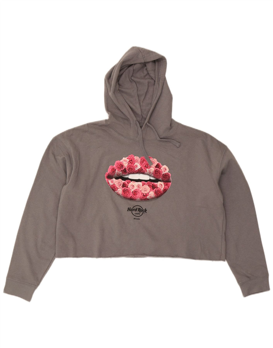 HARD ROCK CAFE Женский джемпер с капюшоном Milan Oversized UK 16, большой серый