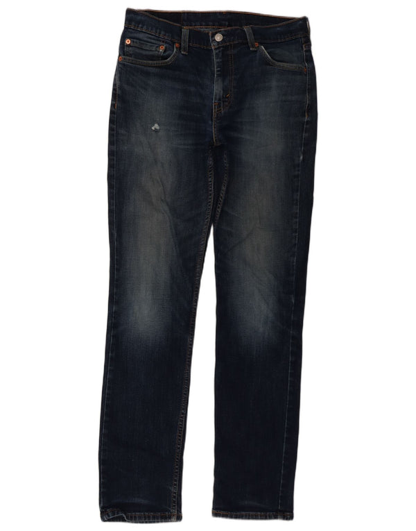 Мужские джинсы Levi's 511 Slim W32 L34 Темно-синие, хлопок