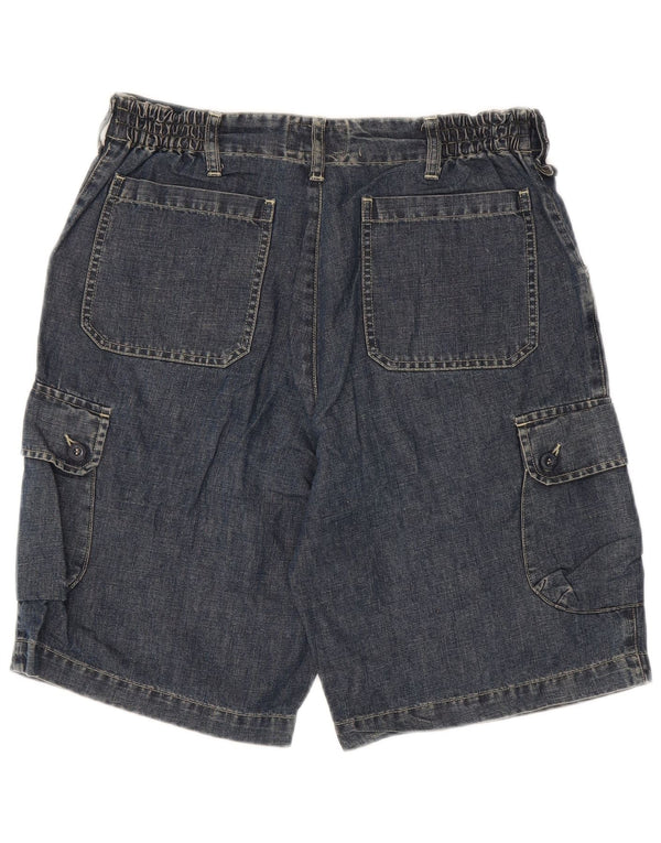 Trussardi Мужские джинсовые шорты карго IT 48 Medium W30 Синие, хлопок